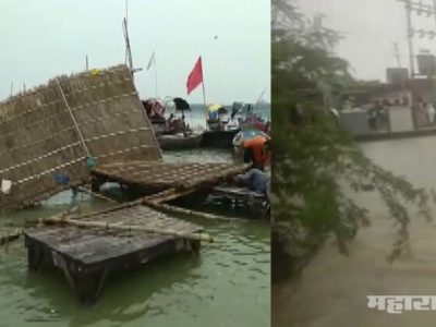 युपी’मध्ये पावसामुळे १५ जणांचा मृत्यू तर १३३ इमारती कोसळल्या