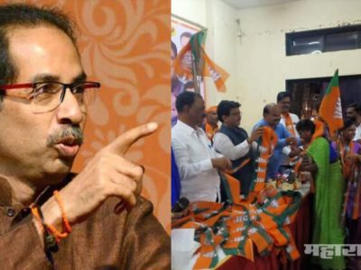 भाजपमधील आगामी पक्षफुटी झाकण्यासाठी धारावीतील दाक्षिणात्य शिवसेना कार्यकर्त्यांच्या प्रवेशाचा शो?