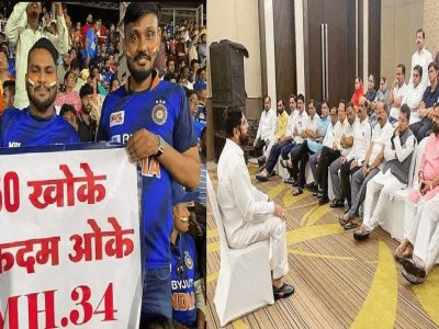 50 Khoke Ekdam Ok | शिंदे आपल्या समर्थक आमदारांना कानात 50 खोके घेतले आहेत ना, मग कशाला हवं मंत्रीपद? असं सांगतात