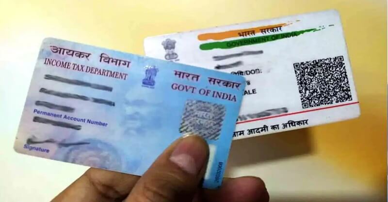 Aadhaar Card link Pan Card