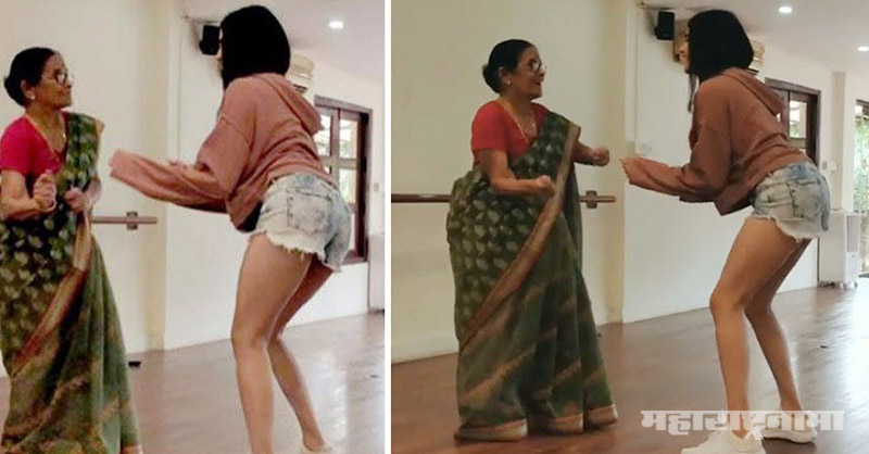 Ada Shrma Dance with Grand Mother