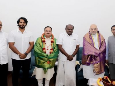 भाजपशी हातमिळवणी केल्यानंतर कर्नाटक जेडीएसच्या 100 हून अधिक मोठ्या नेत्यांचा राजीनामा, भाजप सर्वांना राजकीय पनवती वाटतोय?
