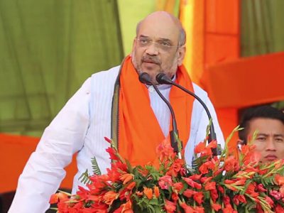 BJP president Amit Shah Mimics Rahul Gandhi in Karnatakas Bidar