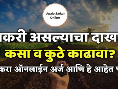 शेतकरी असल्याचा दाखला ऑनलाईन कसा काढायचा ? कसा करायचा अर्ज? – वाचा माहिती