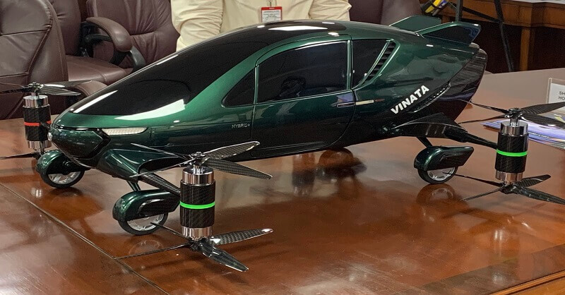 Hybrid flying car model