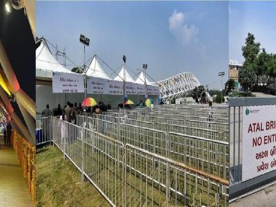 इव्हेन्ट संपला | मोदींनी गुजरातमध्ये उद्घाटन केलेल्या फूट ओव्हरब्रिजवर सरकारने टोलनाका बांधला, पुलावरून चालायचे 30 रुपये लागू