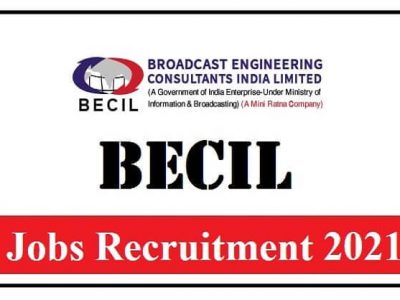 BECIL Recruitment 2021 | BECIL मध्ये 103 पदांची भरती | ऑनलाईन अर्ज