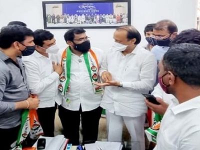 पिंपरी-चिंचवडमध्ये भाजपाला धक्का | आ. लक्ष्मण जगतापांचे कट्टर समर्थक अरुण पवार, विष्णू शेळकेंचा राष्ट्रवादीत प्रवेश