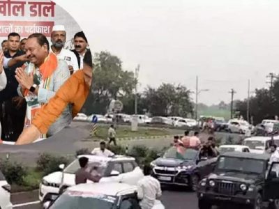 मध्य प्रदेशात भाजपला रामराम ठोकण्याचा सपाटा, दिग्गज नेत्याचं 1200 गाड्यांमधून पदाधिकाऱ्यांसहित शक्तिप्रदर्शन करत काँग्रेसमध्ये प्रवेश