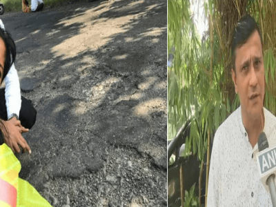 BMC Road Potholes | ताई काही जुन्या आठवणींना उजाळा द्यायचा का? – संदीप देशपांडे
