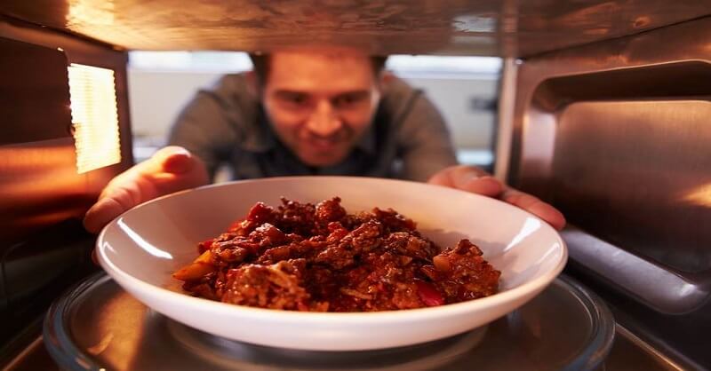 Cooking in microwave