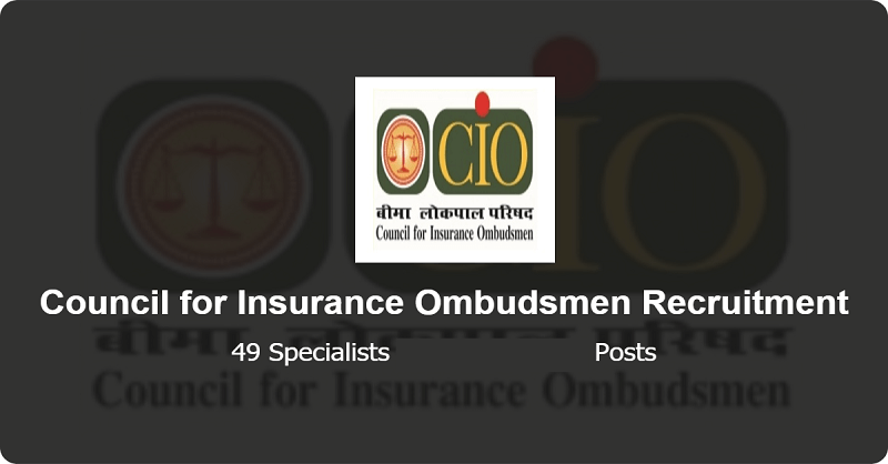 Council for Insurance Ombudsmen Recruitment 2021