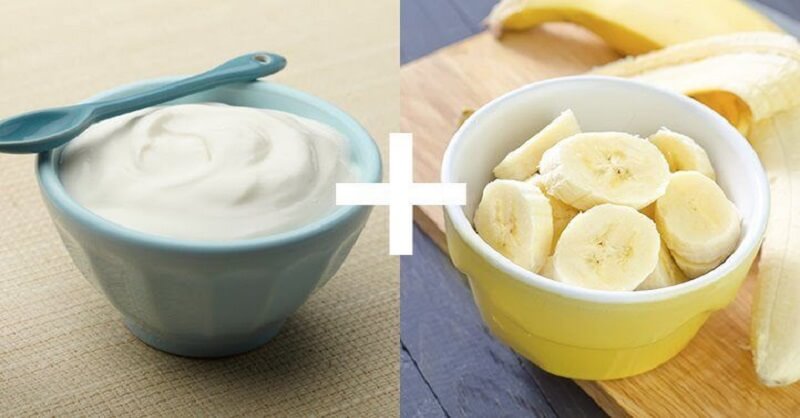 Curd with banana beneficial