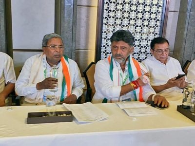 Karnataka Congress CM | डीके शिवकुमार दिल्लीला रवाना, मी कोणालाही फसवणार नाही, काँग्रेस पक्ष माझं कुटुंब