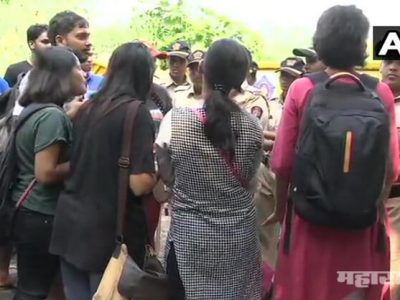 ‘आरे’मध्ये दंडुकेशाही; कलम १४४ लागू, पत्रकारांना देखील ताब्यात घेतलं