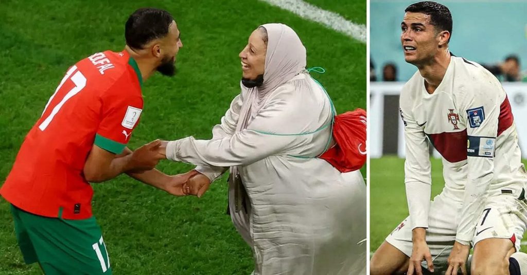 FIFA-World-Cup-2022-morocco-sofiane-boufal-celebrating-with-his-mother