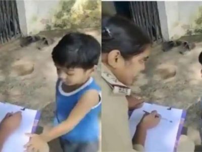 Video Viral | आई माझे चॉकलेट चोरते, तिला तुरंगात टाका, 3 वर्षांच्या मुलाची पोलिस स्टेशनमध्ये तक्रार, पोलिसही हसू लागले
