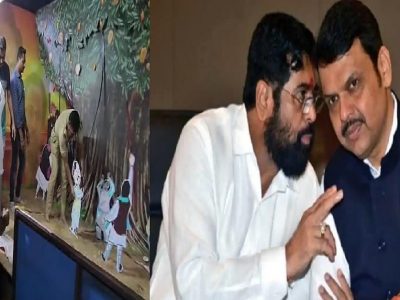 शिंदे-फडणवीस सरकारची पोलिसांमार्फत हिंदू सणांविरुद्ध संतापजनक कारवाई | थेट गेणेश मंडळाचा देखावा हटवण्याचं पाप