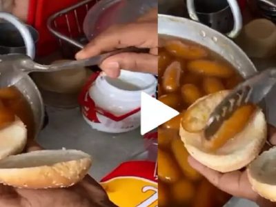 Gulab Jamun Burger Video | गुलाब जामुन बर्गर बाजारात दाखल, असा बनवतात, व्हायरल व्हिडिओ पहा, खाण्यासाठी गर्दी