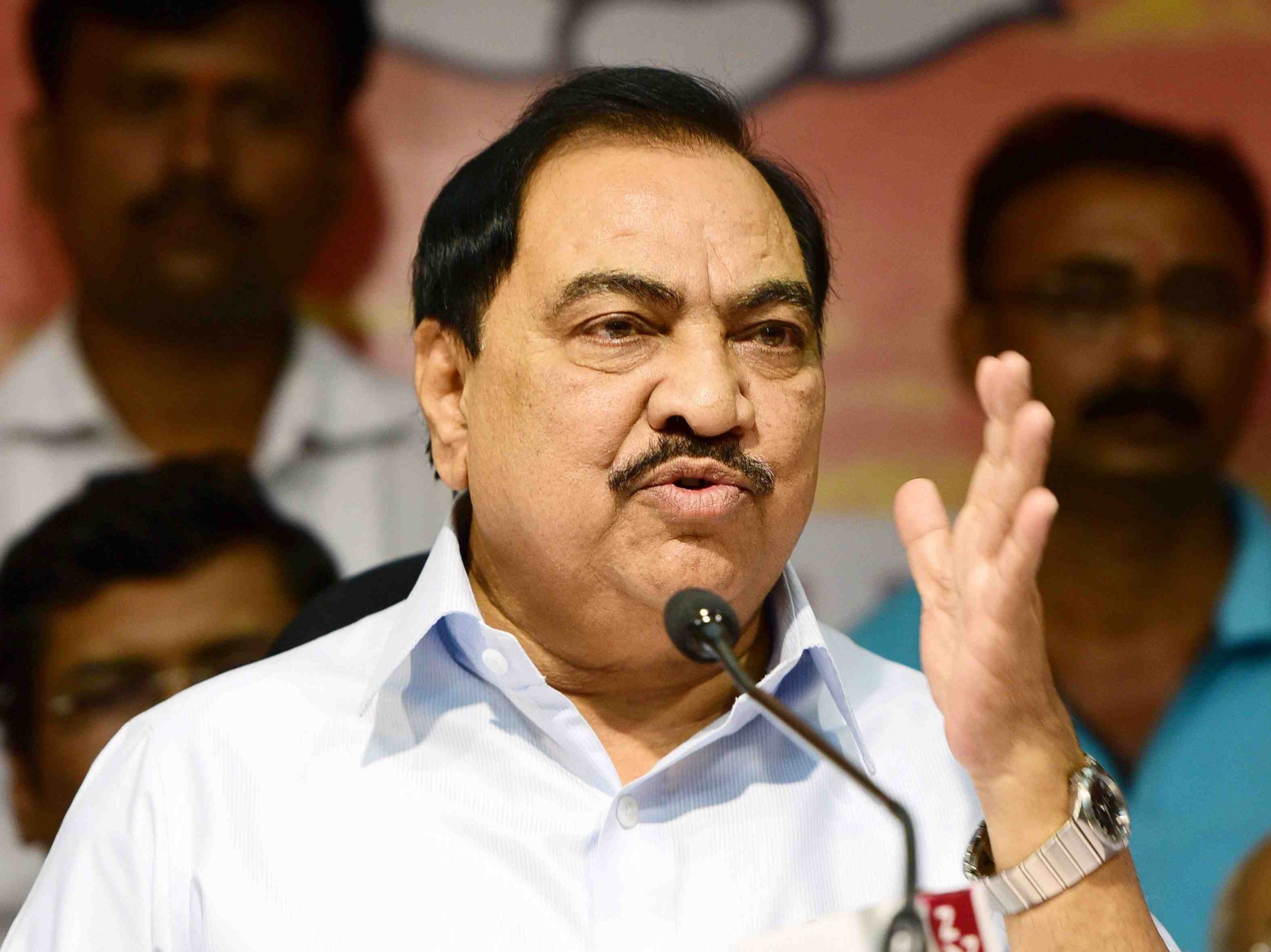 Ekanath Khadse Not Happy in BJP Ekanath Khadse Not Happy in BJP