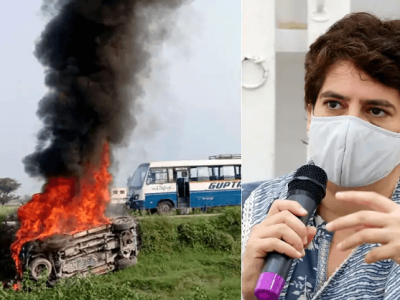 Lakhimpur Kheri Incident | अन्नदात्याला चिरडणाऱ्याला अटक केव्हा? | प्रियांका गांधी-वाड्रा यांचा पंतप्रधानांना प्रश्न