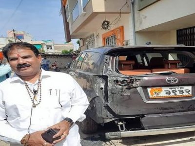 बुलढाणा | शिवसेनेचे आमदार संजय गायकवाड यांची गाडी जाळण्याचा प्रयत्न | मतदारसंघात खळबळ