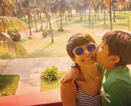 mandira Bedi Photoshoot with son
