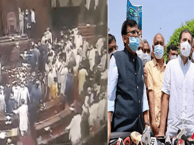 राज्यसभेत बाहेरच्या लोकांना आणून महिला खासदारांना मारहाण | विरोधकांची मोदी सरकारवर जोरदार टीका