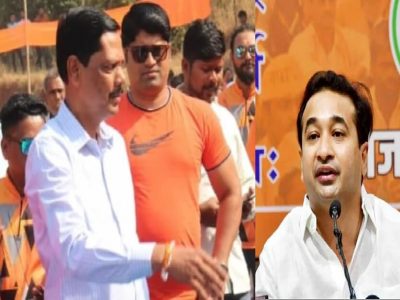 त्या राणेच्या चायना आयटमला माझ्यासमोर उभं करा, मशाल त्याच्या तोंडात घालून थंड-गरम आहे ते सांगतो, ठाकरेंचा आगरी नेता संतापला