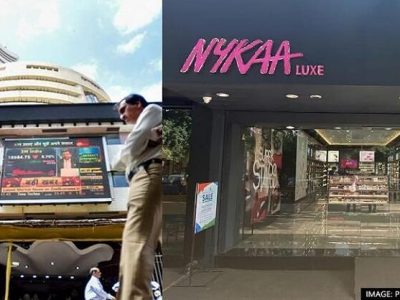 Nykaa Share Listing on BSE NSE | Nykaa आयपीओ गुंतवणूकदार मालामाल | शेअर्स BSE वर 876 रुपयांनी लिस्ट