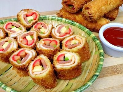 Special Recipe | कुरकुरीत पिझ्झा ब्रेड रोल घरच्याघरी बनवा – पहा रेसिपी