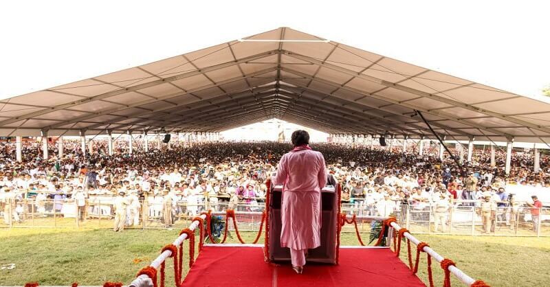 Priyanka Gandhi at UP Kisan Nyay Rally