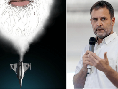 फ्रान्स राफेल करार चौकशी | राहुल गांधींचे ‘चोरांची दाढी’संदर्भात पर्याय, मार्मिक प्रहार