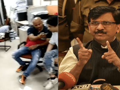 Sam Dsouza Secrets | बाजूला बसलेला सॅम डिसोझा नेते, IAS-IPS-NCB अधिकाऱ्यांसाठी मनी लाँड्रिंगचं काम करतो –  राऊत