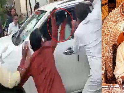 VIDEO | शिंदे सर्मथक आ. संतोष बांगर यांच्यावर बाळासाहेबांच्या शिवसैनिकांचा फिल्डिंग लावून हल्ला, बांगर सुसाट पळाले