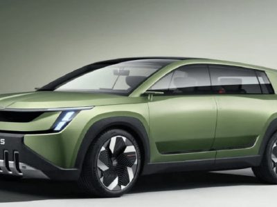 Skoda Vision 7s Electric EV | स्कोडा व्हिजन 7s नवीन इलेक्ट्रिक कारचे अनावरण, सिंगल चार्जमध्ये धावणार 600 किमी