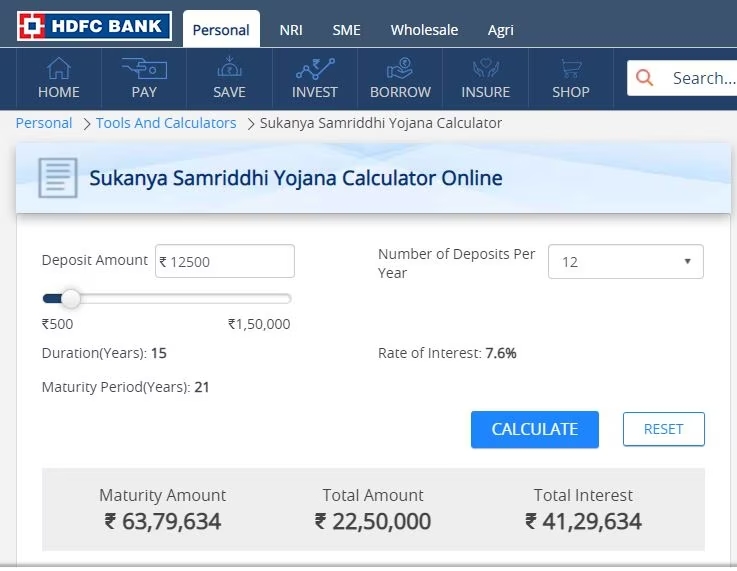 Sukanya-Samriddhi-Yojana-Calculator