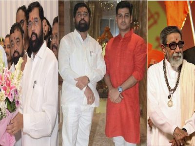 शिंदेंची ठाण्यात घराणेशाही! ठाकरेंच्या कृपेने एकनाथ शिंदे मंत्री, मुलगा खासदार आणि भाऊ नगरसेवक, मात्र घराणेशाहीची टीका ठाकरेंवर