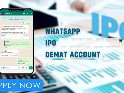 Upstox Allows IPO Application and  Demat Opening | आता व्हॉट्सॲपवरून IPO अर्ज आणि डीमॅट खाते उघडा