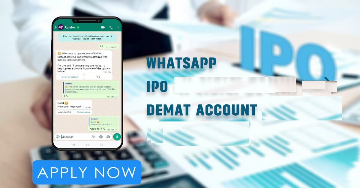 Upstox Allows IPO Application and Demat Opening