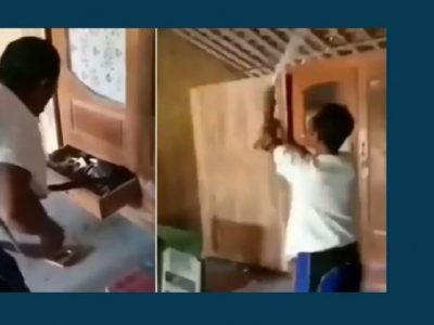 Viral Video | किंग कोब्रा साप कपाटाच्या ड्रॉव्हरमध्ये, करामती माणूस आला, पकडून गरगर फिरवलं आणि.. तो क्षण कॅमेऱ्यात कैद