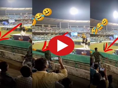 Video Viral | चीअरलीडर्स प्रमाणे स्टेडियम मध्ये नाचू लागला तरुण, त्याचे मूव्ह पाहून प्रेक्षकांचाही मोठा प्रतिसाद