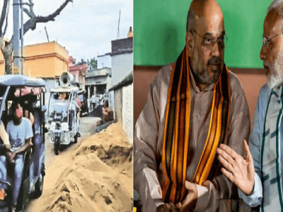 भाजपा फ्रॉड पार्टी, आम्ही चुकलो | प. बंगालमध्ये भाजपा कार्यकर्त्यांकडून गावभर फिरून जनतेची माफी