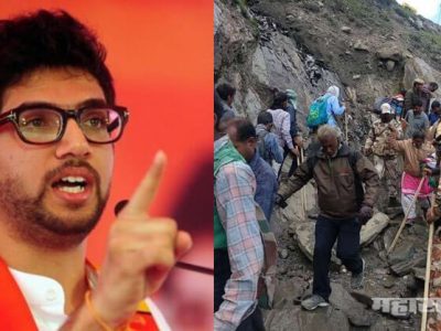 अमरनाथ यात्रेच्या भाविकांना परतण्याचे आदेश; जण आशीर्वाद यात्रेवर असलेल्या आदित्य ठाकरेंचा संताप
