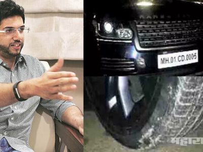Aditya Thackerays car tyres damaged because of potholes near Nashik Highway
