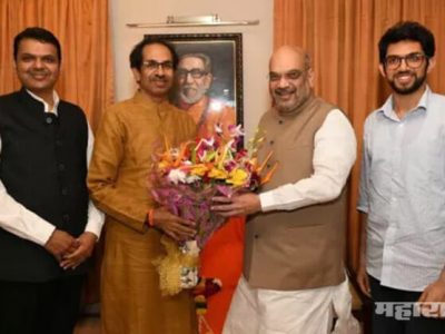 BJP President amit shah and shivsnena chief uddhav thackeray meeting at Matoshri was positive