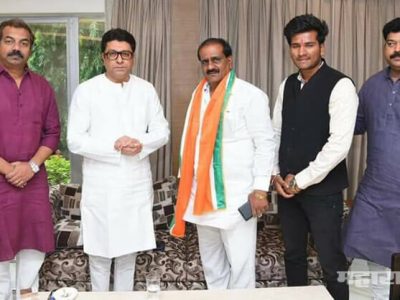 Former mayor of Aurangabad and shivsena leader entered in MNS and left shivsena