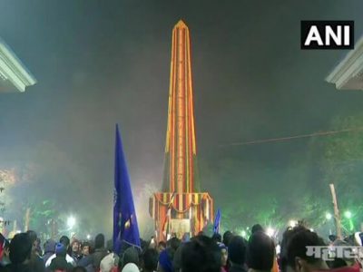 pune bhima koregaon anniversary thousands visit vijaystambh security stepped