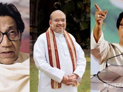 Mumbai bjp foundation day workers and amit shah at Mumbai today