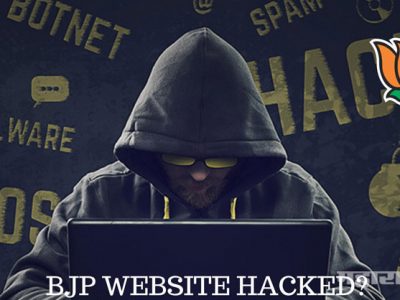 BJP party official website hacked